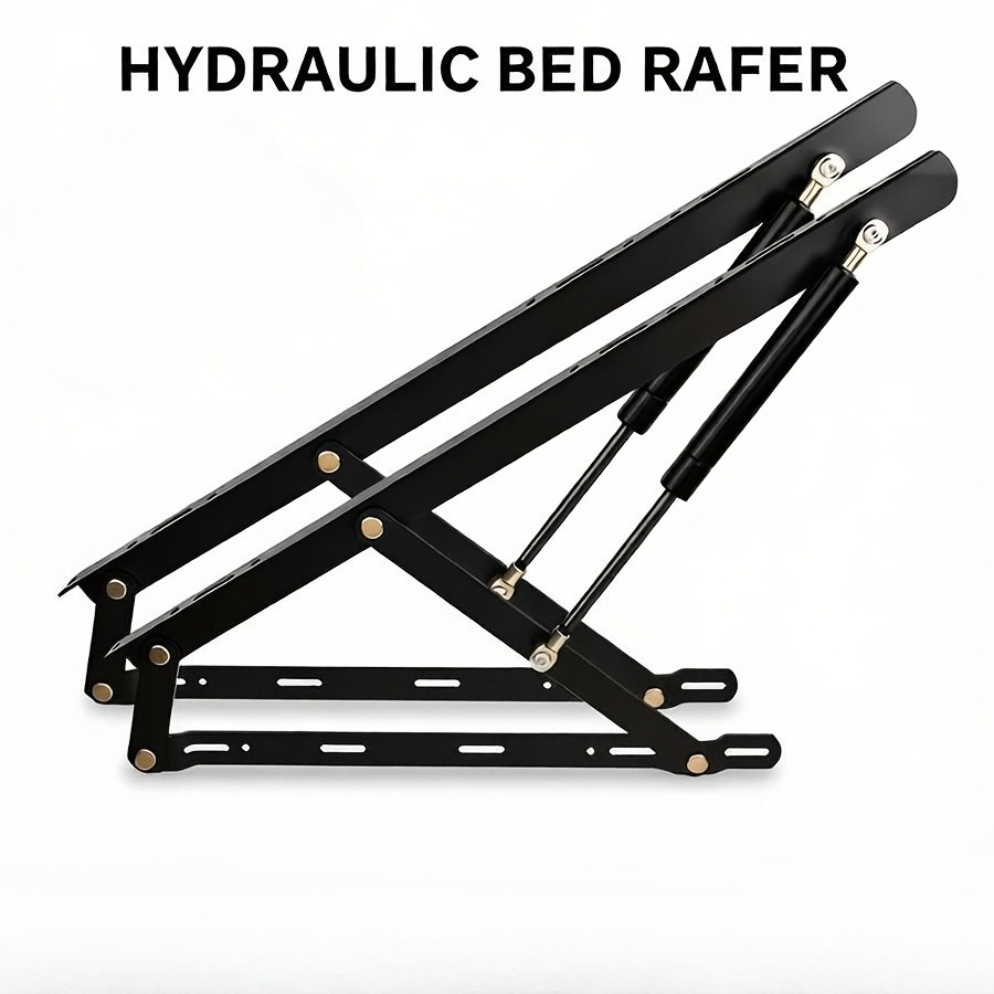 Gas Lift Storage Bed Hydraulic - 2pcs Bed Lift Mechanism 22kg/48.5lbs Load