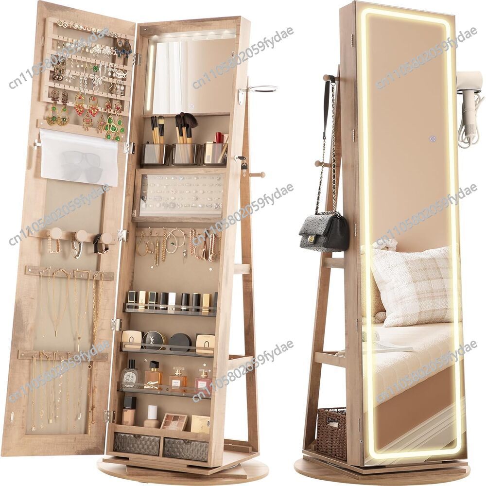 Mirror Jewelry Cabinet Standin - Full Length Mirror Jewelry Armoire ulasan dan harga