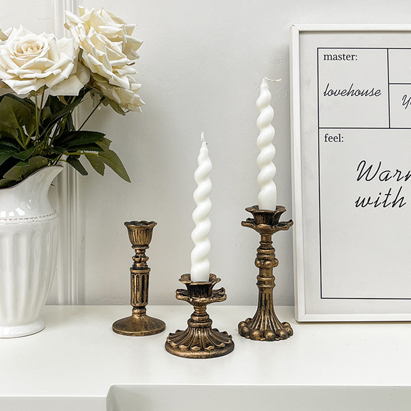 Vintage Bronze Candlestick Fig - Tables ulasan dan harga