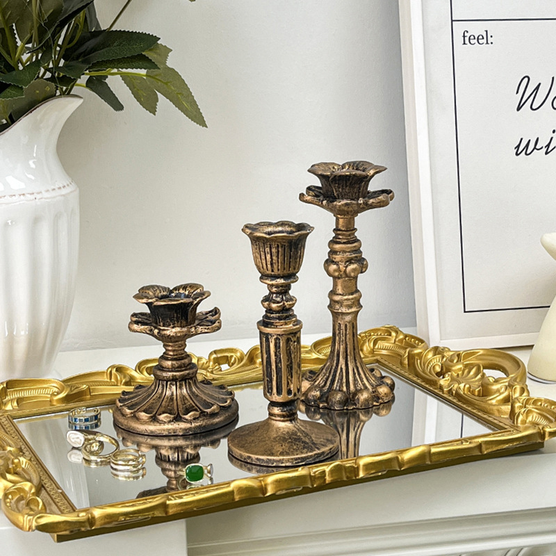 Vintage Bronze Candlestick Fig - Tables ulasan dan harga