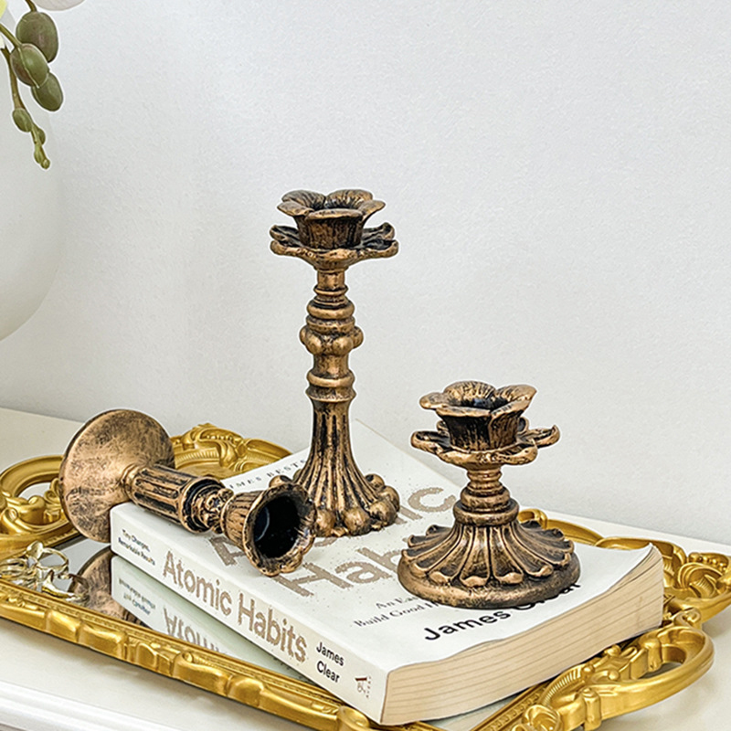Vintage Bronze Candlestick Fig - Tables ulasan dan harga