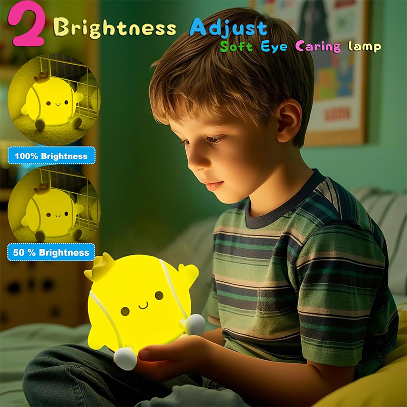 Cute Tennis Night Light Silico - Floating Nightstand With Led Light ulasan dan harga