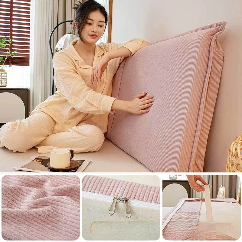 Corduroy Bed Backrest Cushion  - Headboard Cushion Backrest Tatami ulasan dan harga
