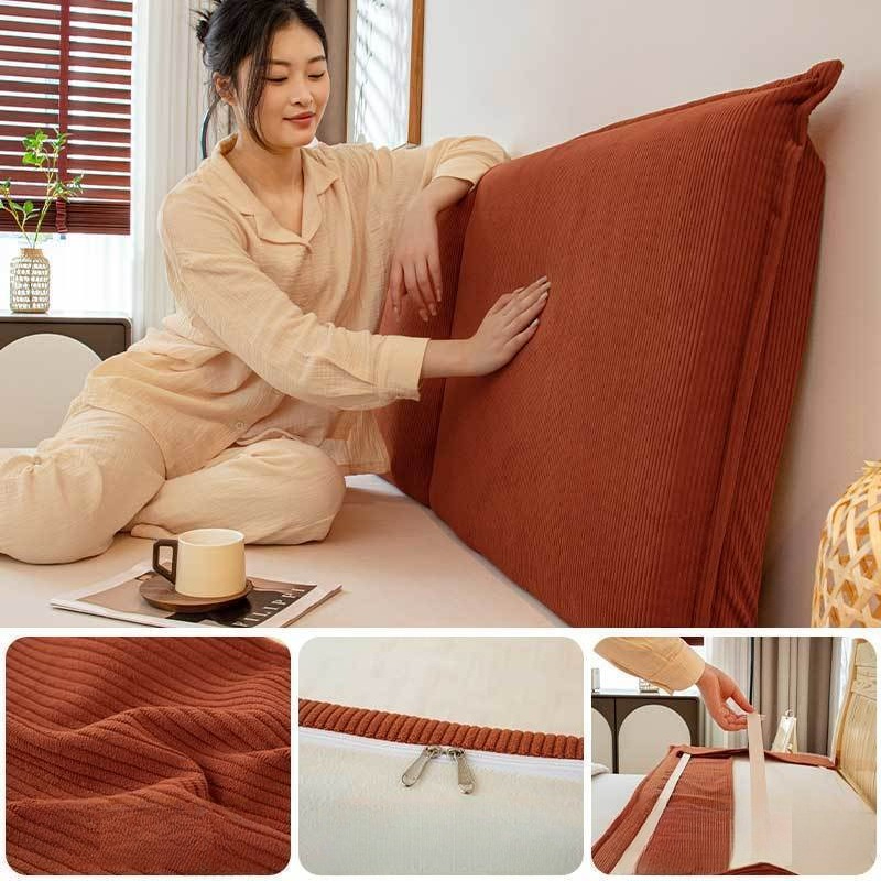 Corduroy Bed Backrest Cushion  - Headboard Cushion Backrest Tatami ulasan dan harga