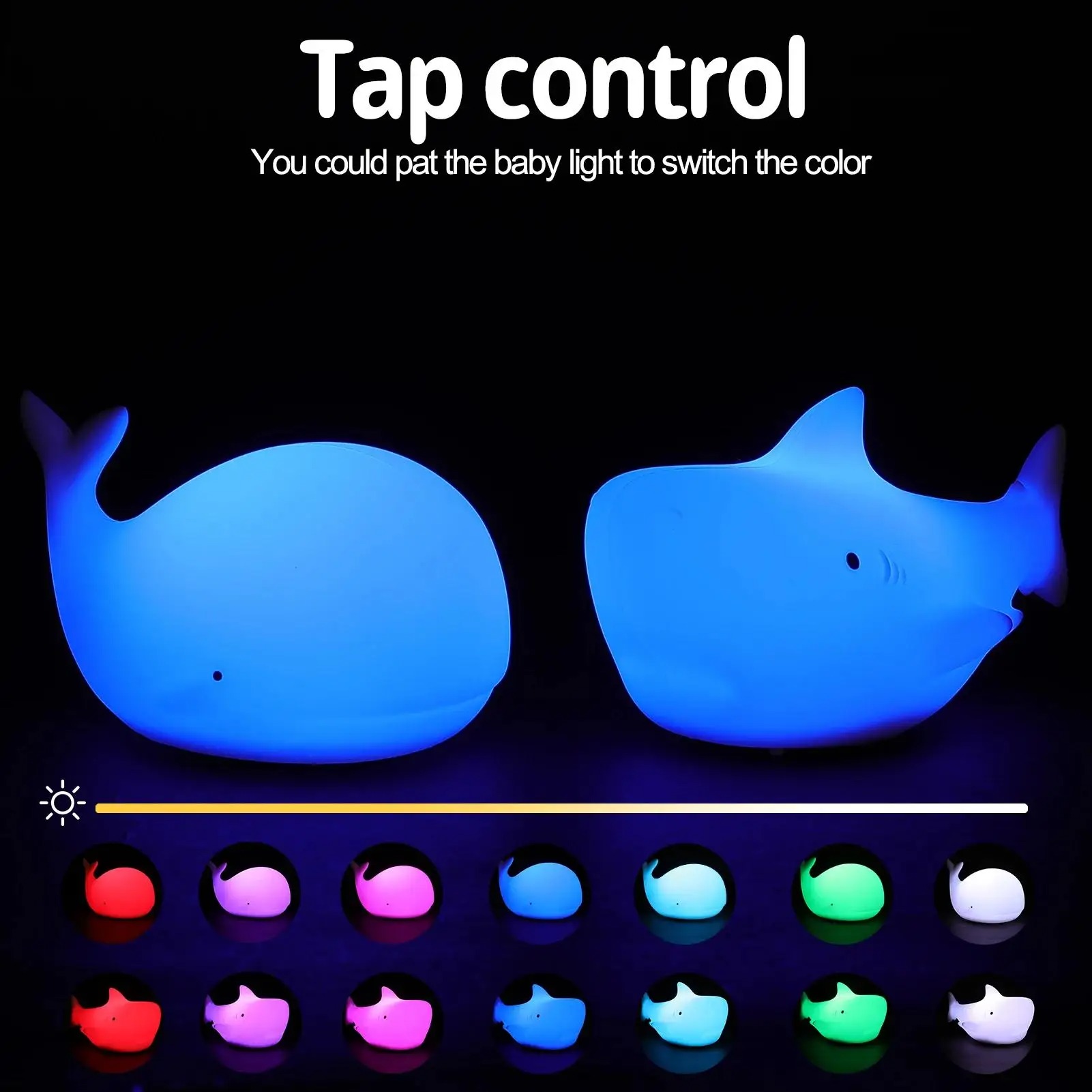 LED Night Light Cute Whale Car - Floating Nightstand With Led Light ulasan dan harga