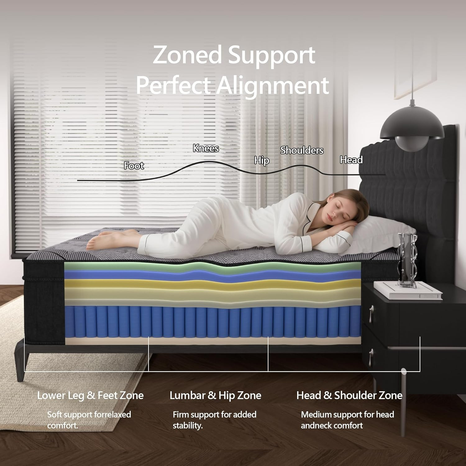 Queen Size Mattress, 12 Inch H - Memory Foam Mattress In A Box Queen ulasan dan harga