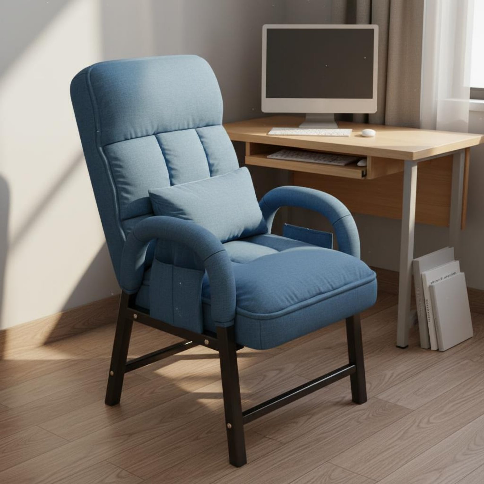 High Spine Lazy Sofa Chair Adj - Office Furniture ulasan dan harga