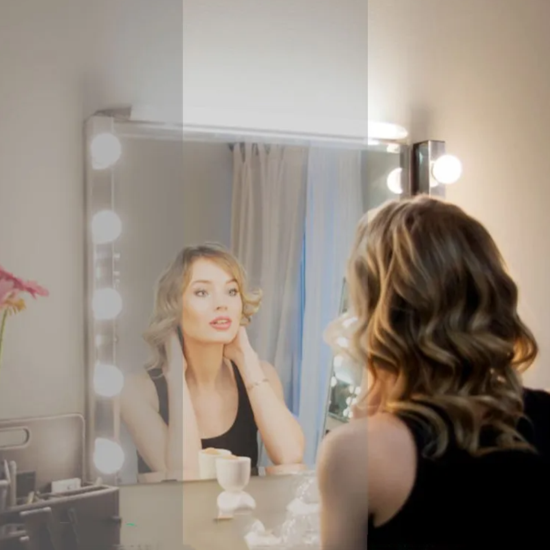 Dimmable LED Mirror Light Deta - Dressing Table Vanity With Lighted Mirror ulasan dan harga