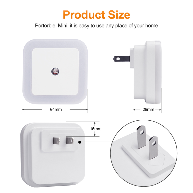 LED Night Light Mini Light Sen - Floating Nightstand With Led Light ulasan dan harga