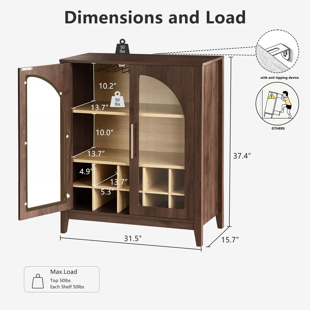 Tall Storage Cabinet Fluted Pa - Storage ulasan dan harga