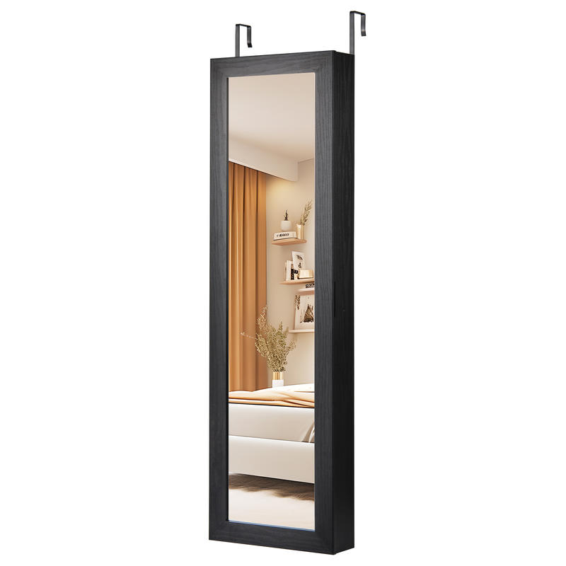 Locked Jewelry Armoire, Wall M - Full Length Mirror Jewelry Armoire ulasan dan harga