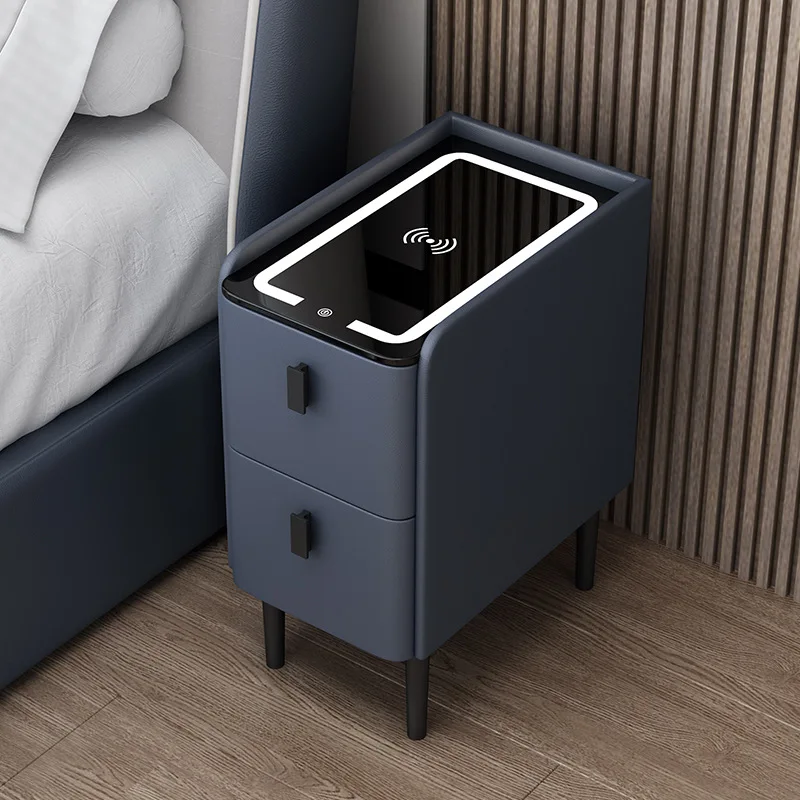 Nordic Style Wooded Bedside Ta - Solid Wood Nightstand 2 Drawers ulasan dan harga