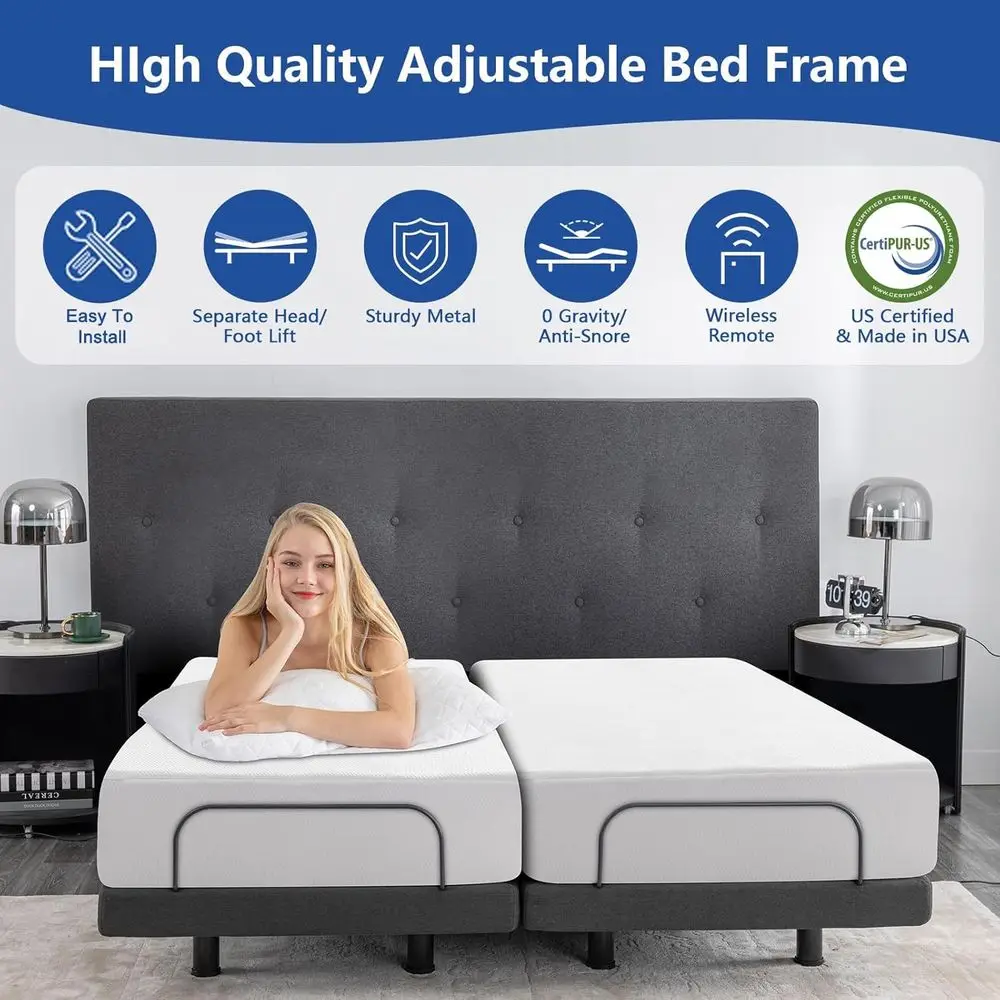 Queen Size Electric Adjustable - Memory Foam Mattress In A Box Queen ulasan dan harga