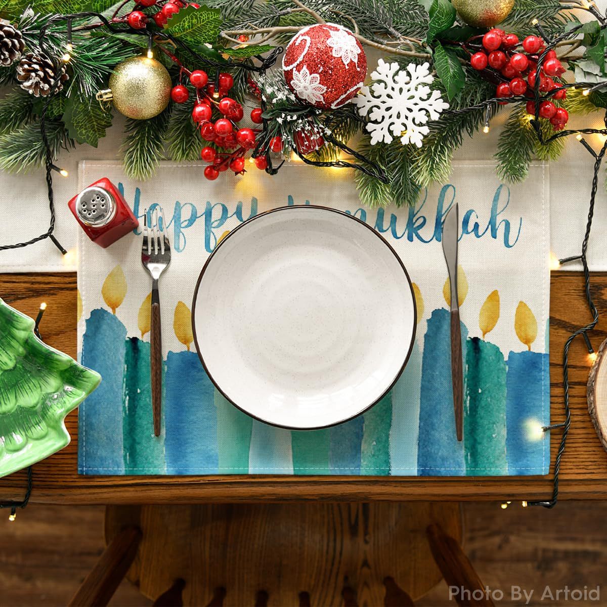 8Pcs Jewish Holiday Placemat S - Tables ulasan dan harga