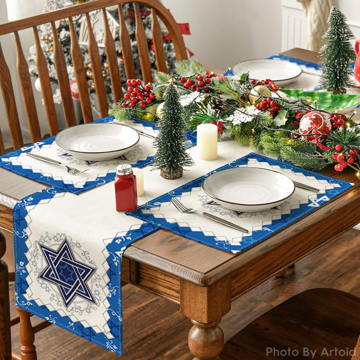 8Pcs Jewish Holiday Placemat S - Tables ulasan dan harga