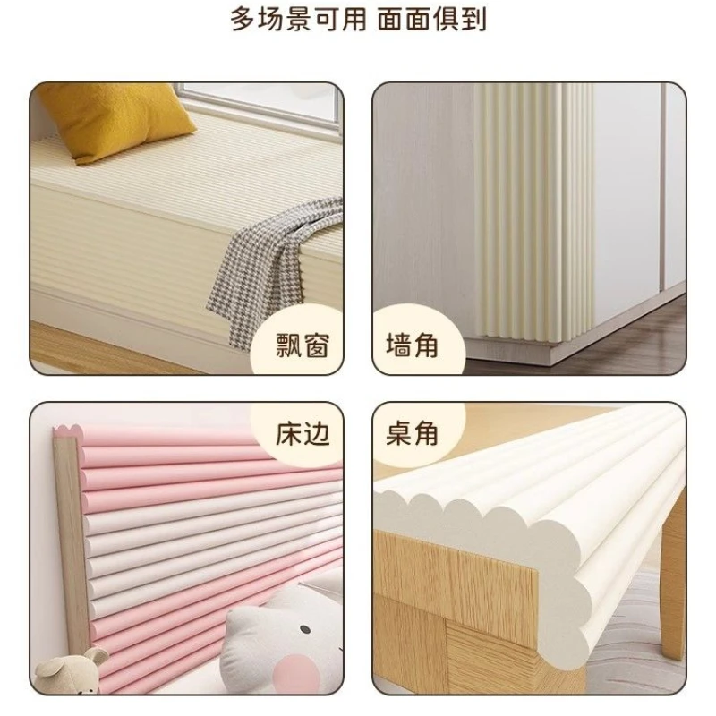 Self-adhesive Widening Wall St - Headboard Cushion Backrest Tatami ulasan dan harga