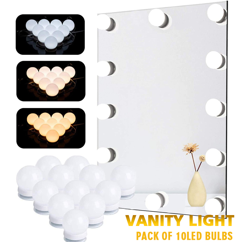 LED Makeup Mirror Light Bulbs  - Dressing Table Vanity With Lighted Mirror ulasan dan harga