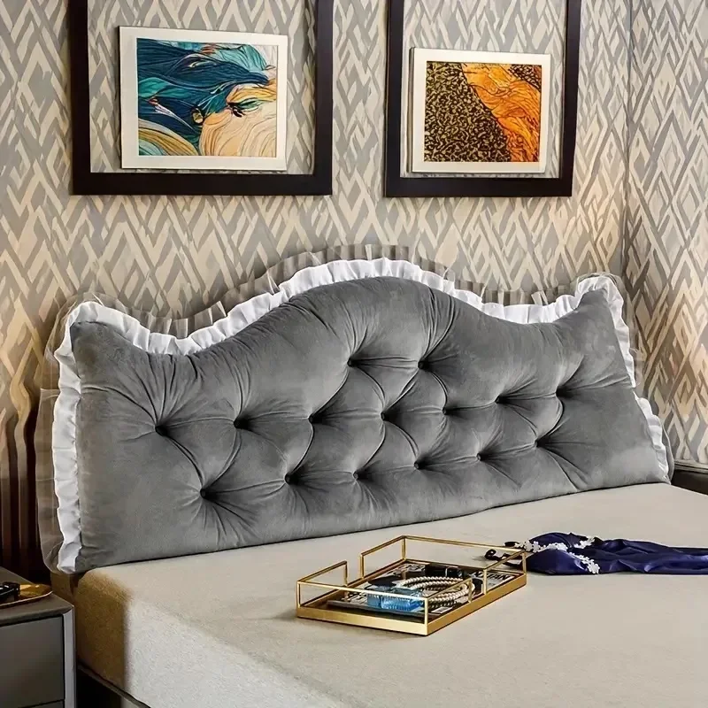 Tatami Plush Cushion Soft Lace - Headboard Cushion Backrest Tatami ulasan dan harga