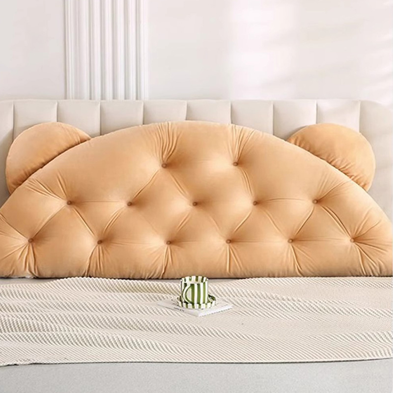 Bear Ear Headboard Backrest Cu - Headboard Cushion Backrest Tatami ulasan dan harga