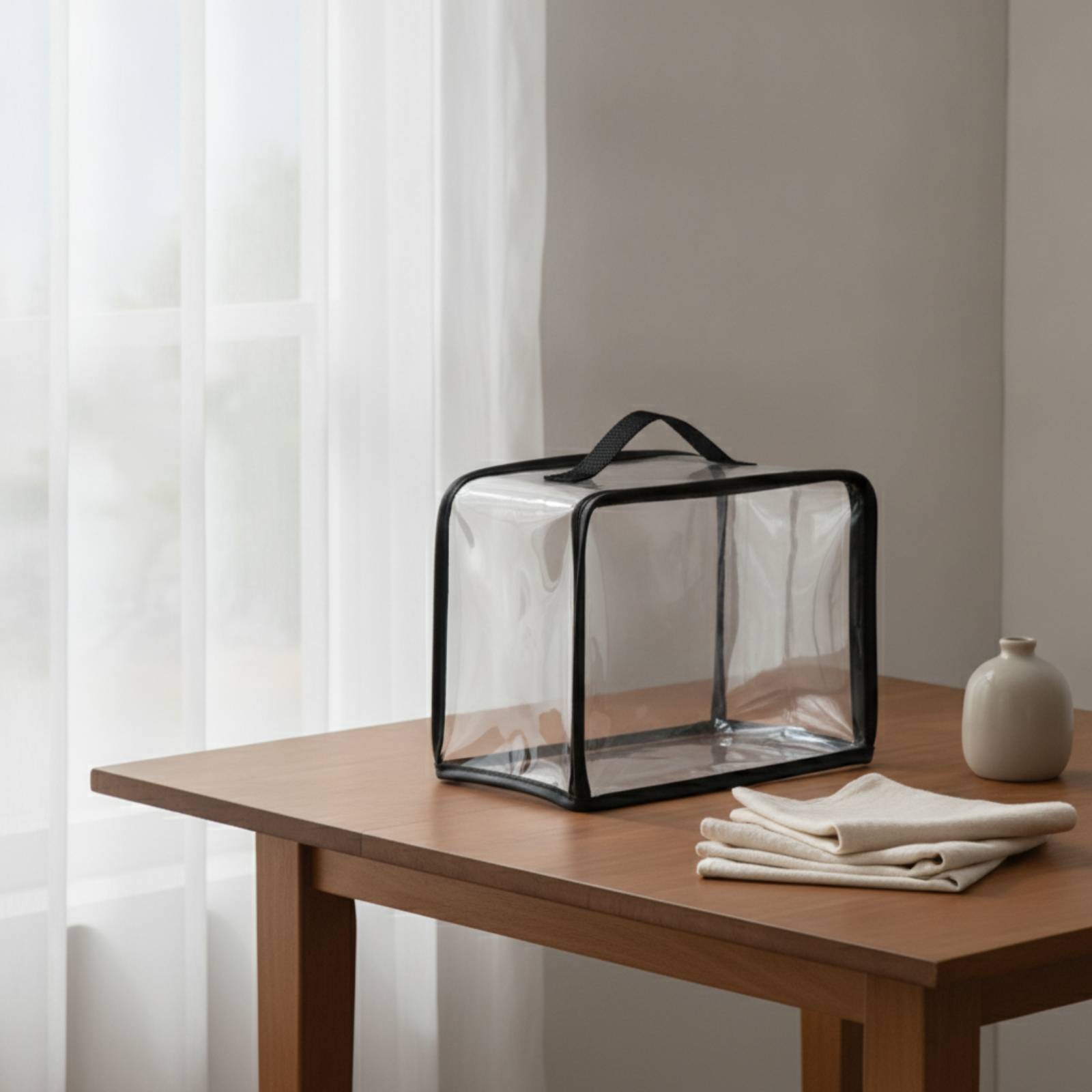 Handbag Storage Cover Transpar - Wardrobe Closet Portable Fabric Cover ulasan dan harga