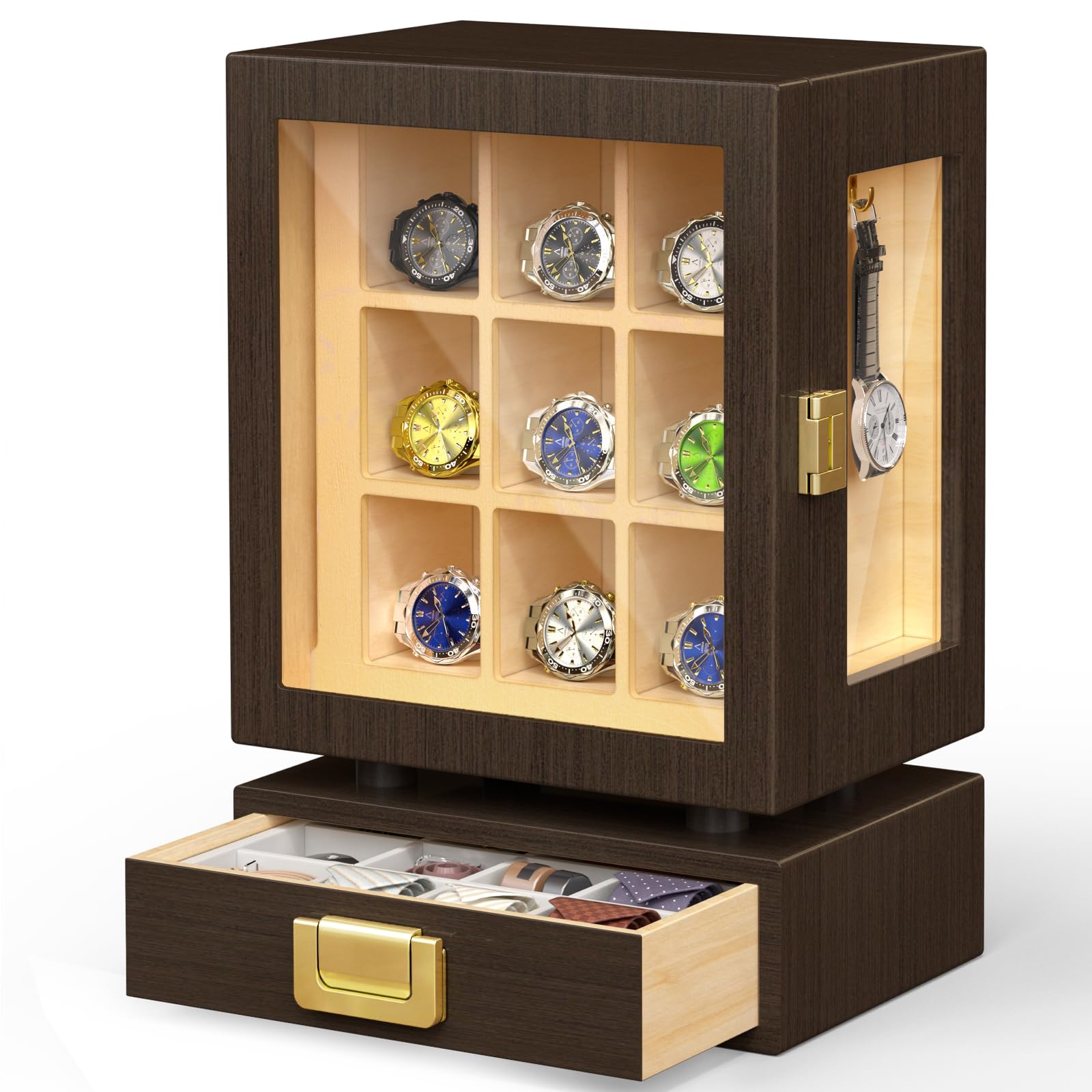 Custom Rectangle Wooden Watch  - Storage ulasan dan harga
