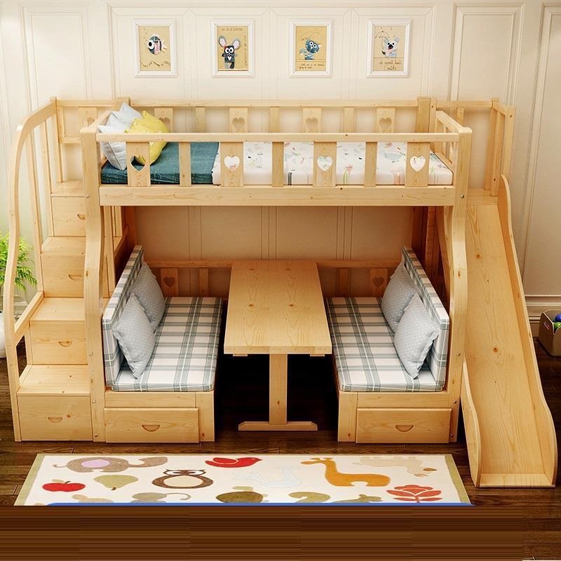 -ForMultifunction Bunk Bed Sol - Bunk Bed With Stairs And Slide ulasan dan harga