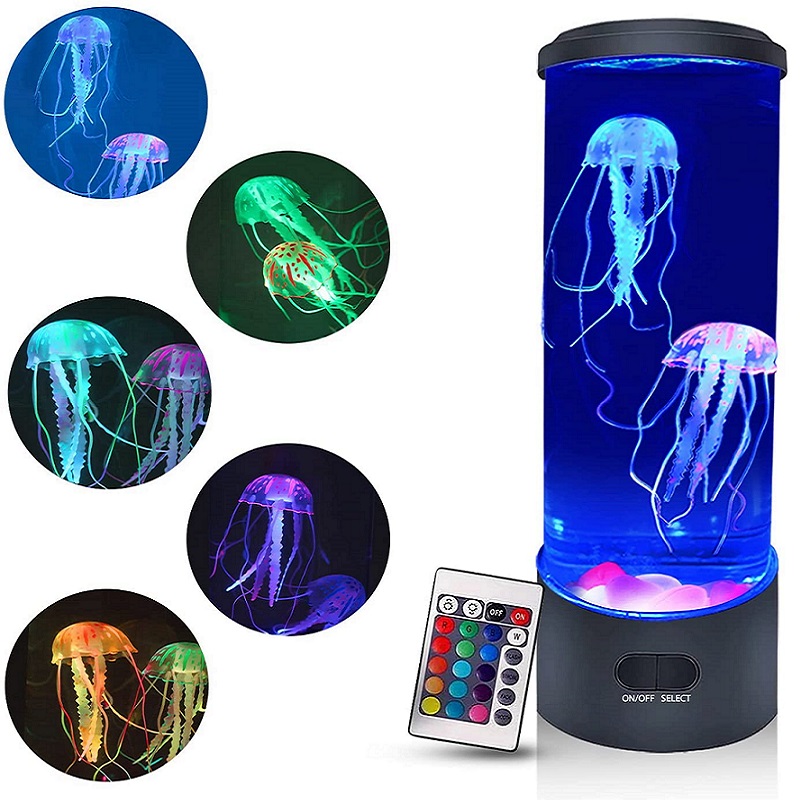 LED Fish Lamp Ambient Night Li - Floating Nightstand With Led Light ulasan dan harga