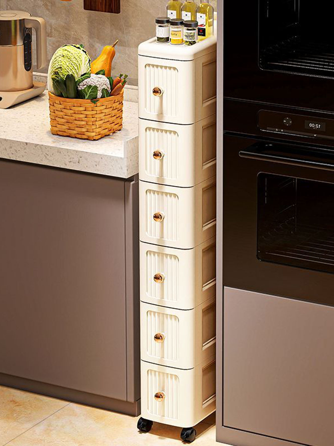 15CM Wide Gap Storage Cabinet  - Tables ulasan dan harga