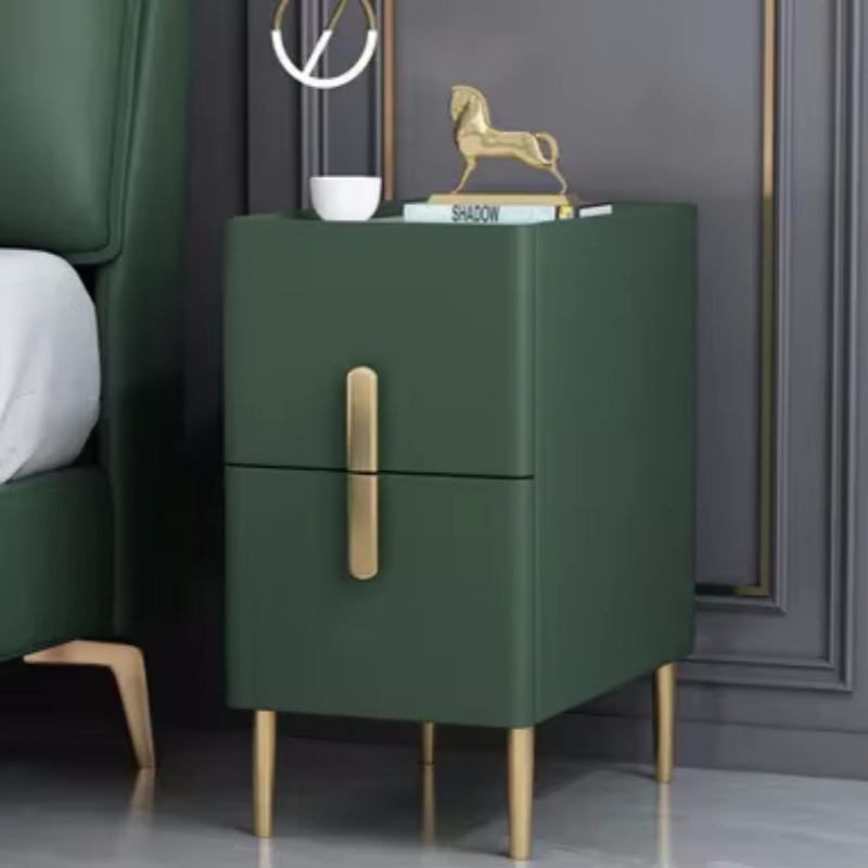 Solid Color Wooden 2 Drawer Na - Solid Wood Nightstand 2 Drawers ulasan dan harga