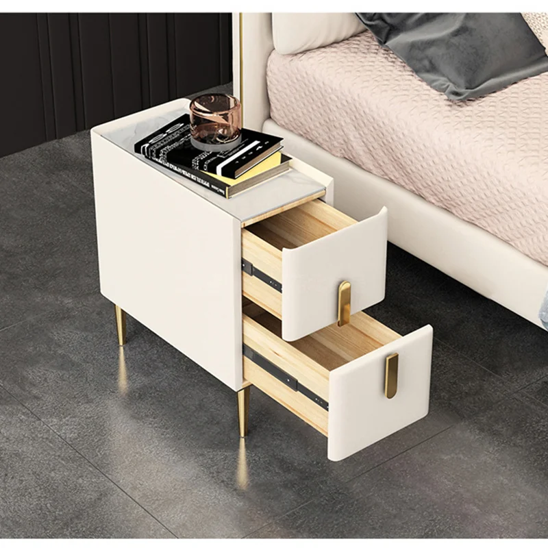 Solid Color Wooden 2 Drawer Na - Solid Wood Nightstand 2 Drawers ulasan dan harga
