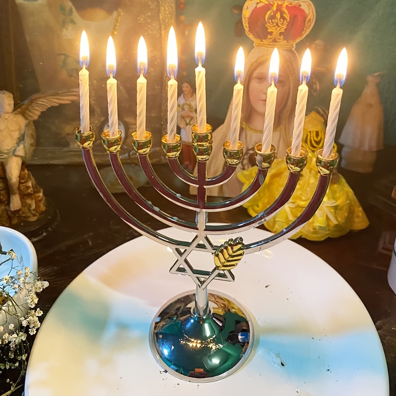 9 Branch Hanukkah Menorah Meta - Tables ulasan dan harga