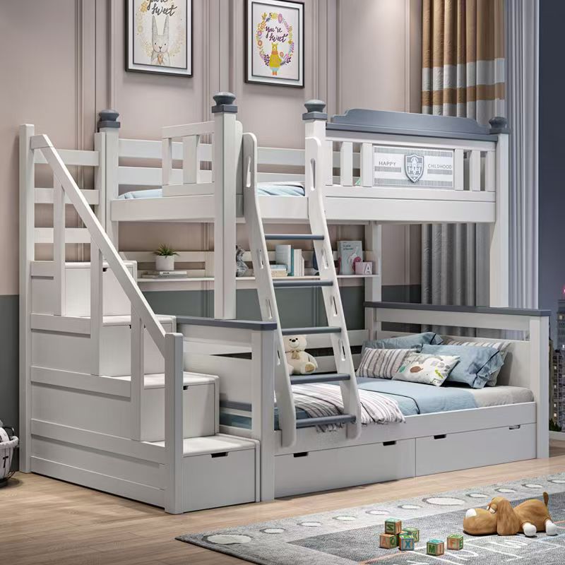 ！@2025 Cheap Wooden Kids Bedro - Bunk Bed With Stairs And Slide ulasan dan harga