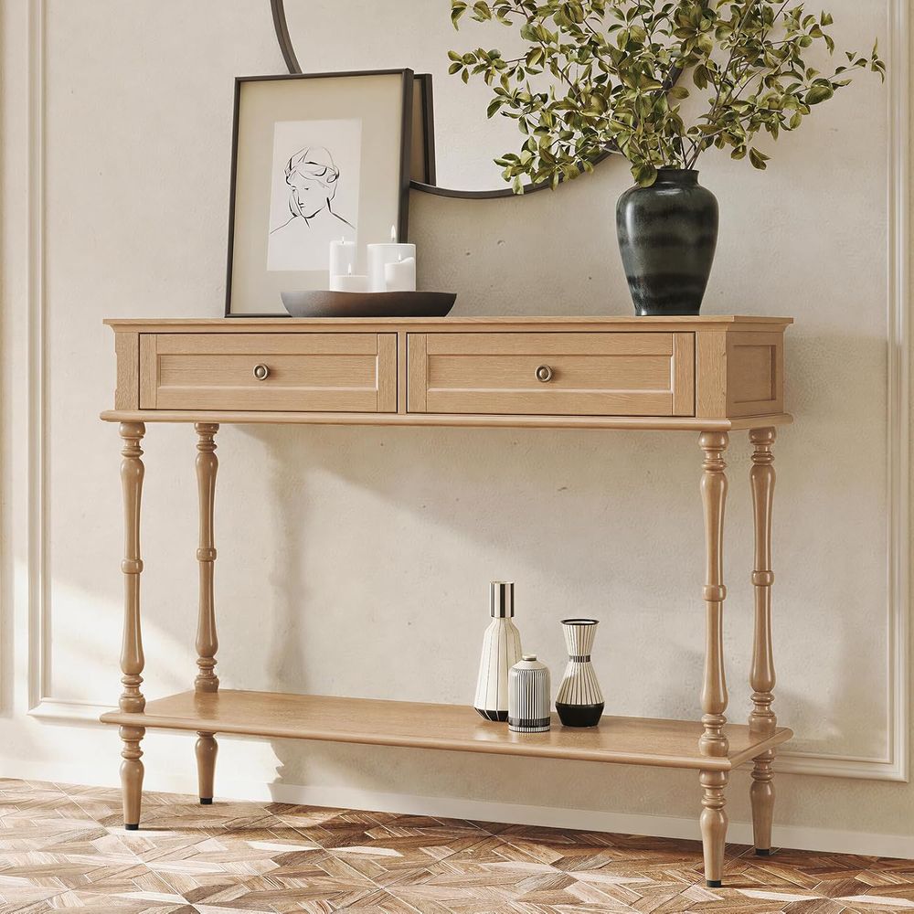 Minimalist Entryway Table with - Tables ulasan dan harga