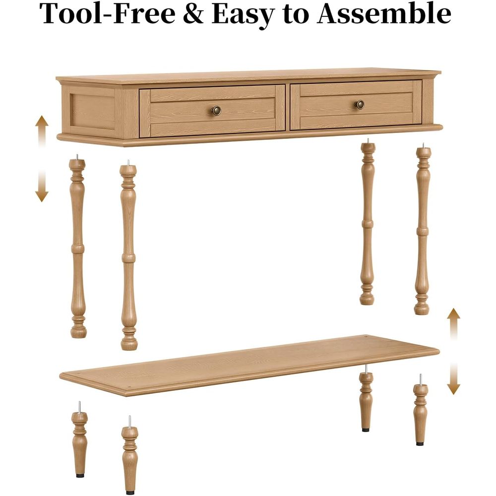Minimalist Entryway Table with - Tables ulasan dan harga