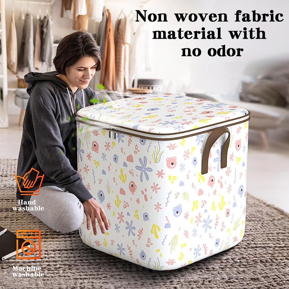 Portable Clothing Storage Box  - Wardrobe Closet Portable Fabric Cover ulasan dan harga