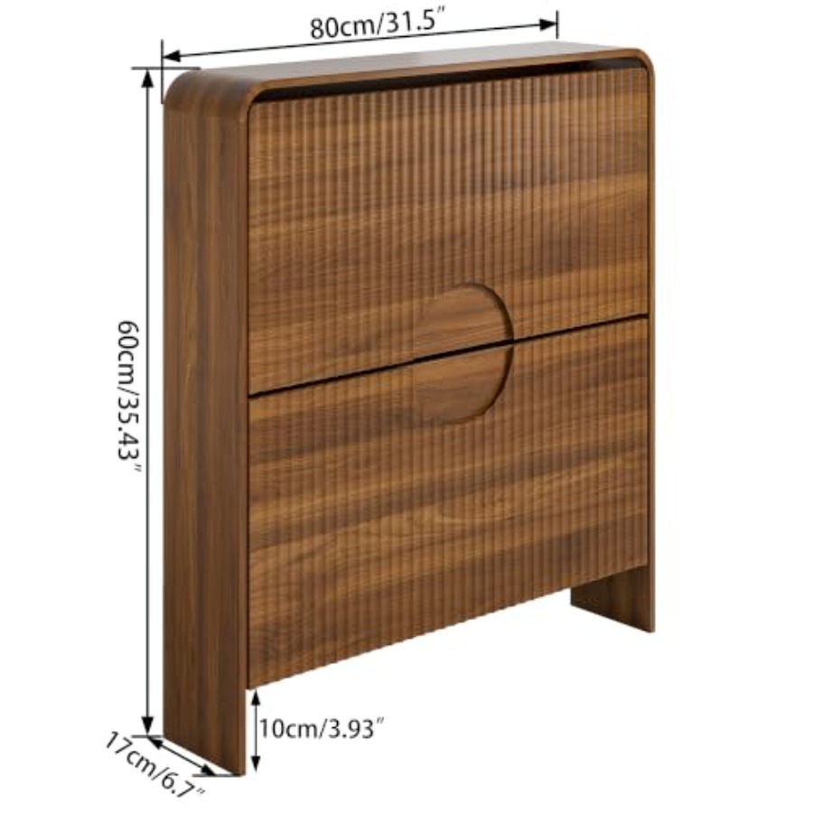 Narrow Shoe Cabinet with Entry - Shoe Rack Cabinet Narrow Entryway ulasan dan harga