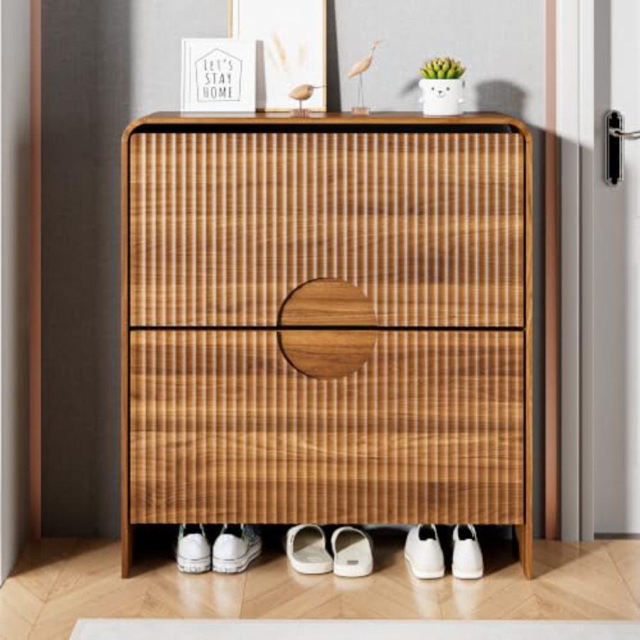 Narrow Shoe Cabinet with Entry - Shoe Rack Cabinet Narrow Entryway ulasan dan harga