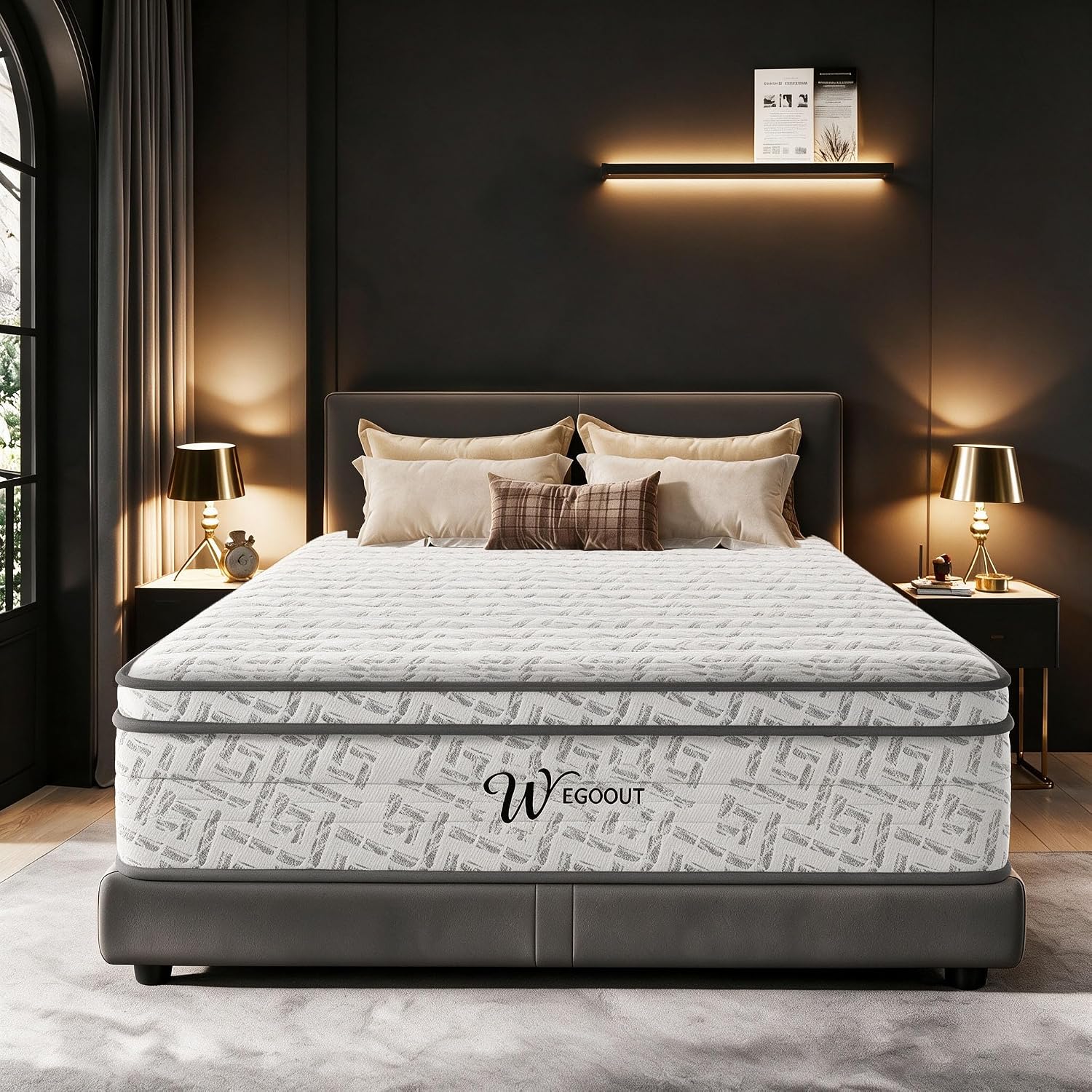 Queen Size Mattress 12 Inch, M - Memory Foam Mattress In A Box Queen ulasan dan harga