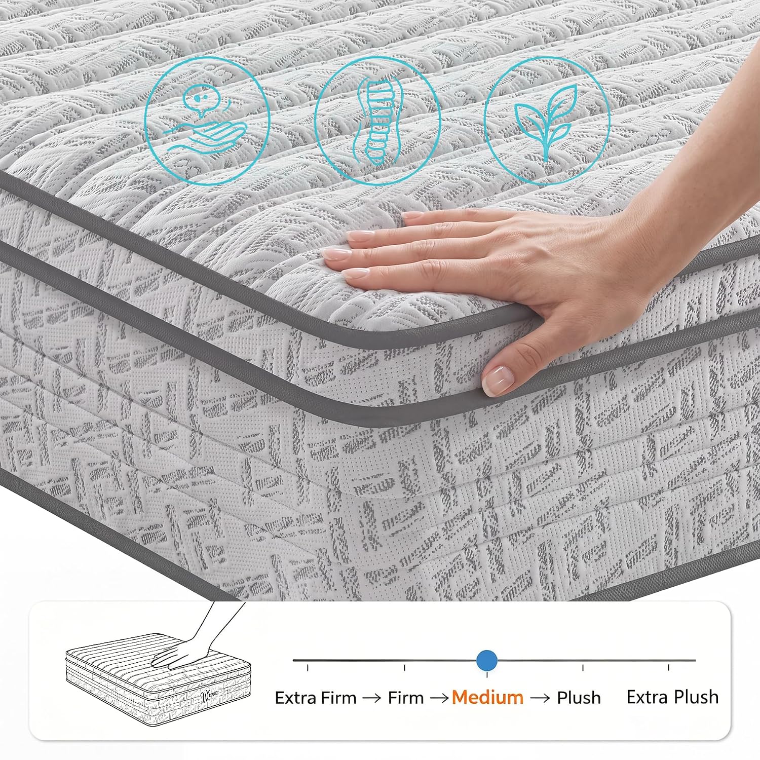 Queen Size Mattress 12 Inch, M - Memory Foam Mattress In A Box Queen ulasan dan harga