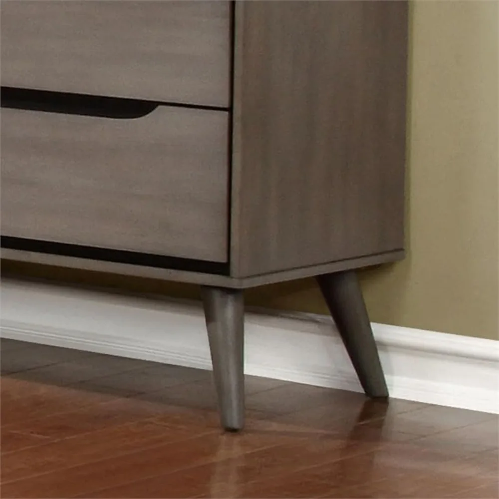 For 2-Drawer Mid-Century Solid - Solid Wood Nightstand 2 Drawers ulasan dan harga