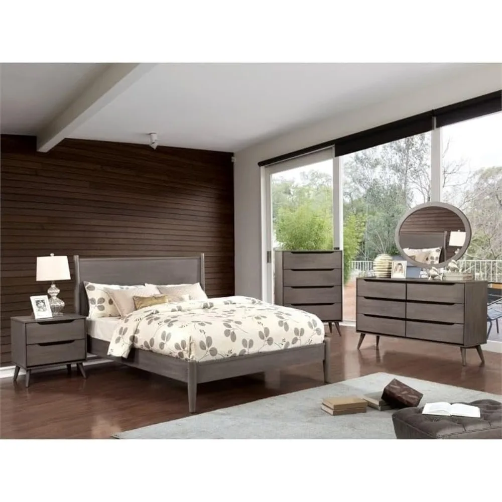 For 2-Drawer Mid-Century Solid - Solid Wood Nightstand 2 Drawers ulasan dan harga