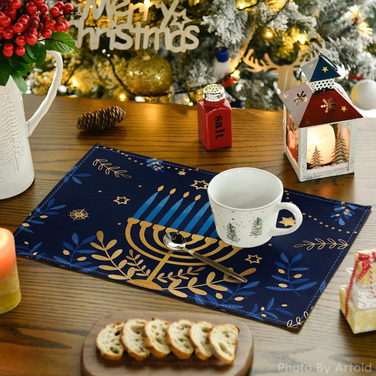 8Pcs Hanukkah Rosh Hashanah Pa - Tables ulasan dan harga
