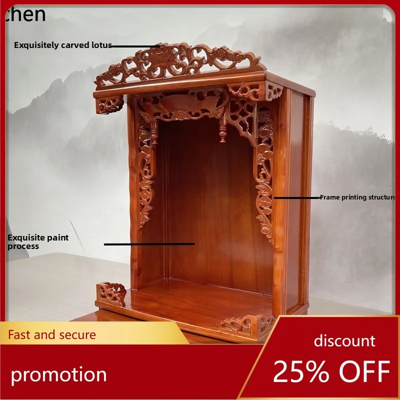 r5.20  Solid Wood Buddha Shrin - Tables ulasan dan harga