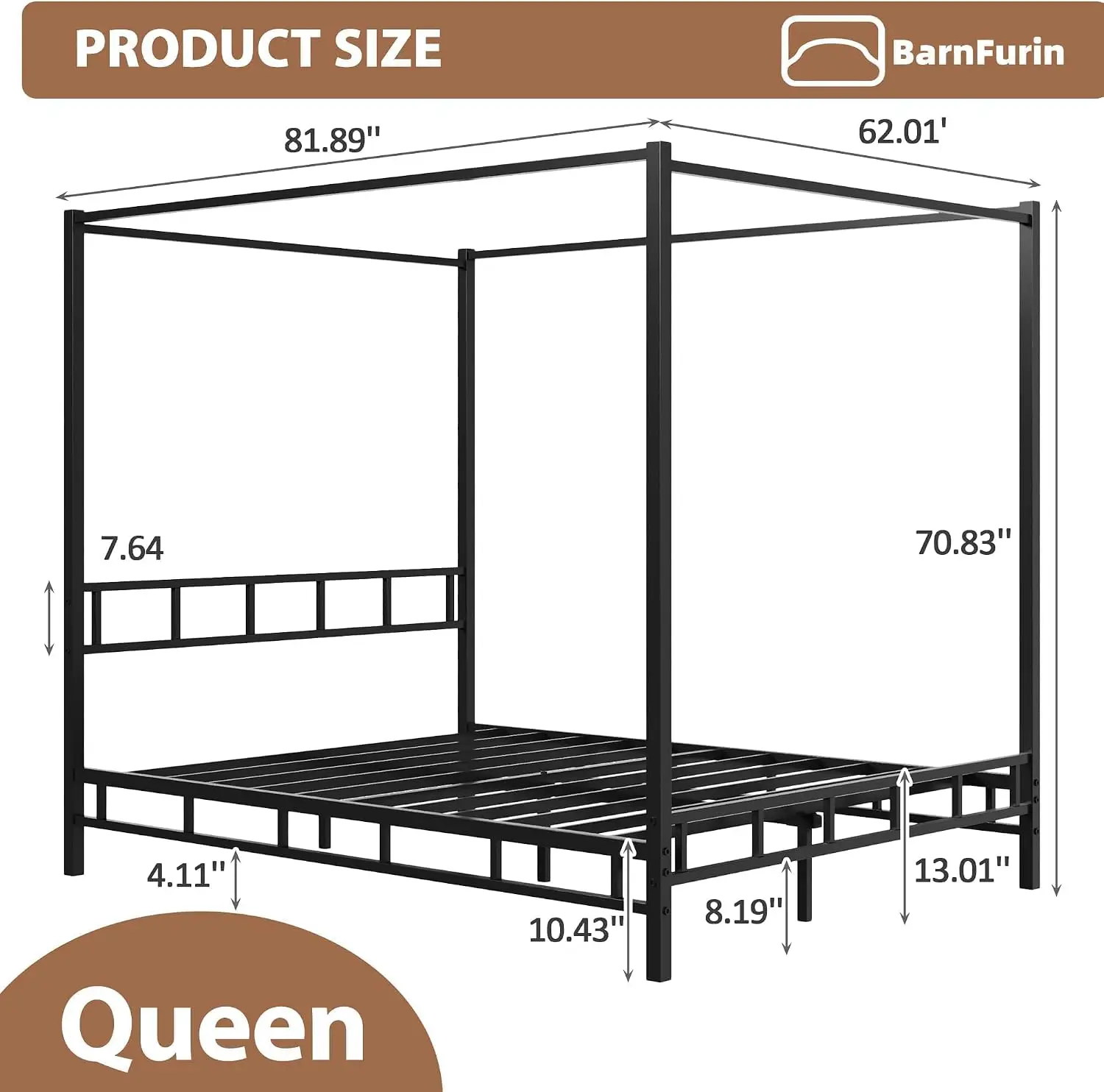 Metal Canopy Bed Frame Queen S - Canopy Bed Frame Metal Queen ulasan dan harga