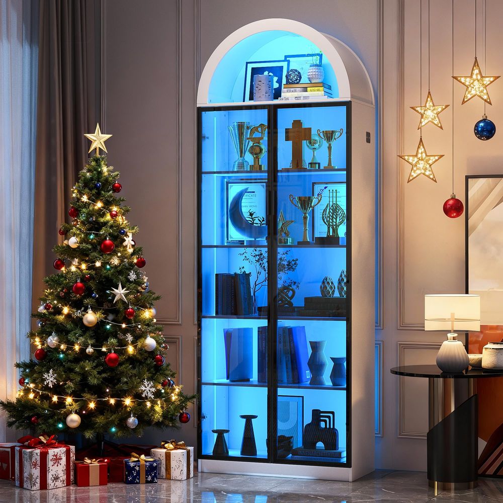 Display Cabinet with Doors and - Storage ulasan dan harga