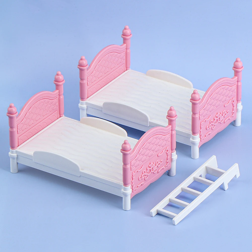 Miniature Dollhouse Double Bed - Bedroom Furniture ulasan dan harga