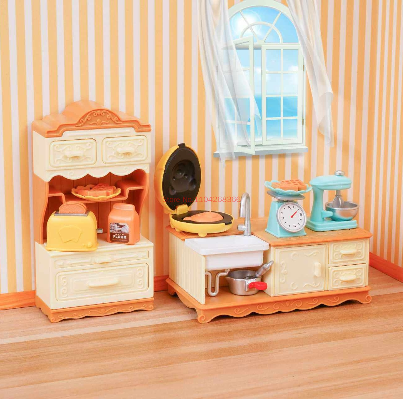 Forest Family 1/12 Kitchen Fur - Bedroom Furniture ulasan dan harga
