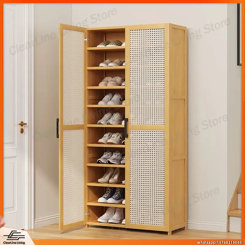 Modern Multi-Layer Shoe Rack f - Shoe Rack Cabinet Narrow Entryway ulasan dan harga