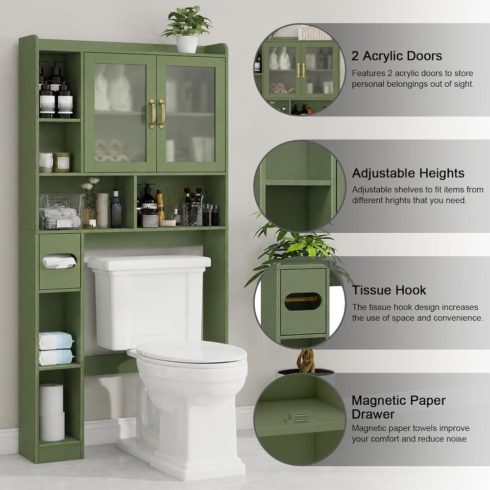 Space-Saving Acrylic Over-the- - Storage ulasan dan harga