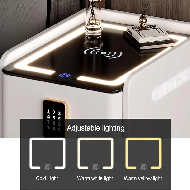 Night Stands With USB Ports LE - Solid Wood Nightstand 2 Drawers ulasan dan harga